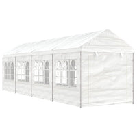 Thumbnail for Pavillon mit Dach Weiß 8,92x2,28x2,69 m Polyethylen