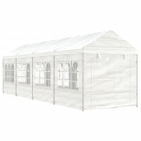 Thumbnail for Pavillon mit Dach Weiß 8,92x2,28x2,69 m Polyethylen