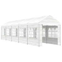 Thumbnail for Pavillon mit Dach Weiß 11,15x2,28x2,69 m Polyethylen