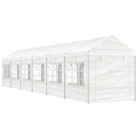 Thumbnail for Pavillon mit Dach Weiß 13,38x2,28x2,69 m Polyethylen
