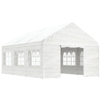 Thumbnail for Pavillon mit Dach Weiß 6,69 x 4,08 x 3,22 m Polyethylen