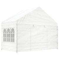 Thumbnail for Pavillon mit Dach Weiß 6,69 x 4,08 x 3,22 m Polyethylen