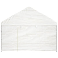 Thumbnail for Pavillon mit Dach Weiß 11,15x4,08x3,22 m Polyethylen