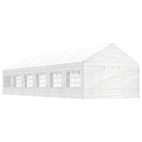 Thumbnail for Pavillon mit Dach Weiß 13,38x4,08x3,22 m Polyethylen
