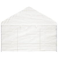 Thumbnail for Pavillon mit Dach Weiß 13,38x4,08x3,22 m Polyethylen