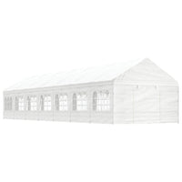 Thumbnail for Pavillon mit Dach Weiß 15,61x4,08x3,22 m Polyethylen
