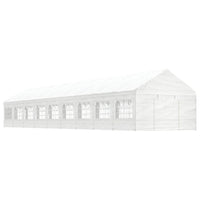 Thumbnail for Pavillon mit Dach Weiß 20,07x4,08x3,22 m Polyethylen