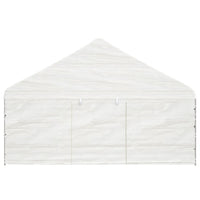 Thumbnail for Pavillon mit Dach Weiß 6,69x5,88x3,75 m Polyethylen