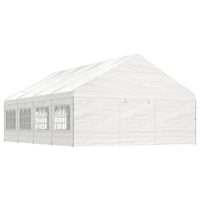 Thumbnail for Pavillon mit Dach Weiß 8,92x5,88x3,75 m Polyethylen