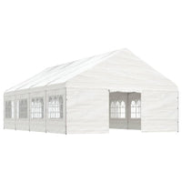 Thumbnail for Pavillon mit Dach Weiß 8,92x5,88x3,75 m Polyethylen