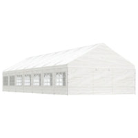 Thumbnail for Pavillon mit Dach Weiß 15,61x5,88x3,75 m Polyethylen