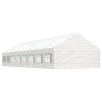 Thumbnail for Pavillon mit Dach Weiß 17,84x5,88x3,75 m Polyethylen