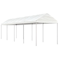 Thumbnail for Pavillon mit Dach Weiß 8,92x2,28x2,69 m Polyethylen