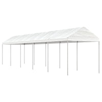 Thumbnail for Pavillon mit Dach Weiß 11,15x2,28x2,69 m Polyethylen