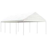 Thumbnail for Pavillon mit Dach Weiß 8,92x4,08x3,22 m Polyethylen