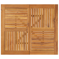 Thumbnail for Gartentisch 85x85x75 cm Massivholz Akazie