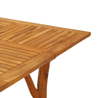 Thumbnail for Gartentisch 85x85x75 cm Massivholz Akazie