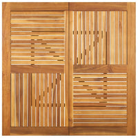 Thumbnail for Gartentisch 110x110x75 cm Massivholz Akazie