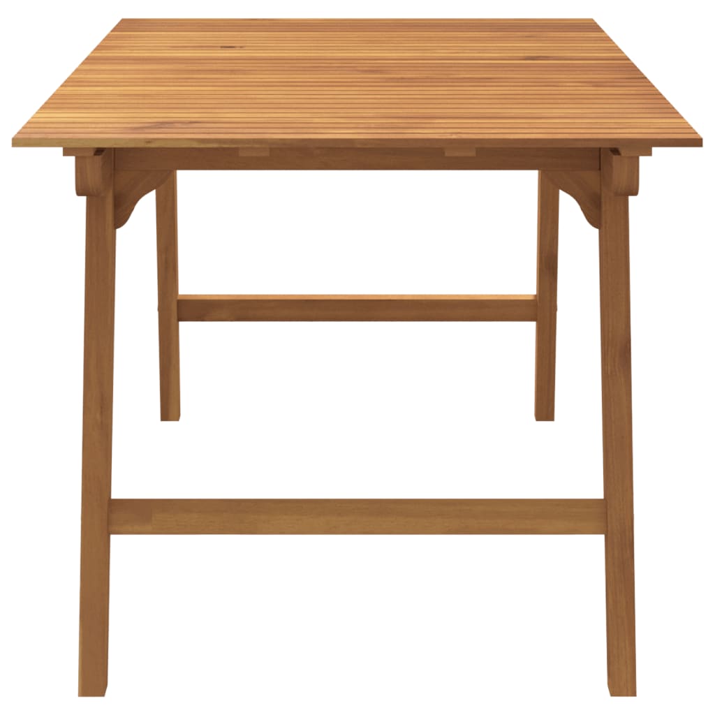 Gartentisch 150x90x75 cm Massivholz Akazie