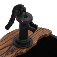 Thumbnail for Gartenbrunnen mit Pumpe 60x60x94 cm Massivholz Tanne