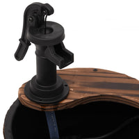 Thumbnail for Gartenbrunnen mit Pumpe 28x28x34,5 cm Massivholz Tanne