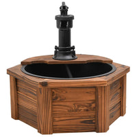 Thumbnail for Gartenbrunnen mit Pumpe 57x57x53 cm Massivholz Tanne
