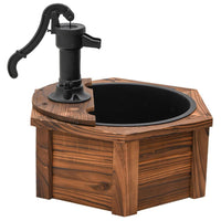 Thumbnail for Gartenbrunnen mit Pumpe 57x57x53 cm Massivholz Tanne