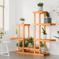 Thumbnail for Blumenständer 95x25x96 cm Massivholz Tanne