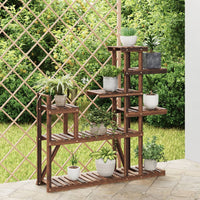 Thumbnail for Blumenständer 110x25x111 cm Massivholz Tanne