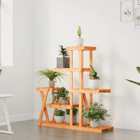 Thumbnail for Blumenständer 95x25x96 cm Massivholz Tanne