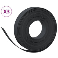 Thumbnail for Rasenkanten 3 Stk. Schwarz 10 m 10 cm Polyethylen