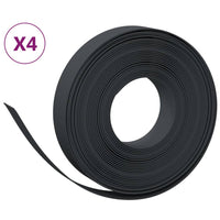 Thumbnail for Rasenkanten 4 Stk. Schwarz 10 m 10 cm Polyethylen