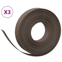 Thumbnail for Rasenkanten 3 Stk. Braun 10 m 10 cm Polyethylen