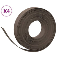 Thumbnail for Rasenkanten 4 Stk. Braun 10 m 10 cm Polyethylen