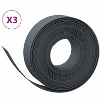 Thumbnail for Rasenkanten 3 Stk. Grau 10 m 15 cm Polyethylen