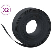 Thumbnail for Rasenkanten 2 Stk. Schwarz 10 m 15 cm Polyethylen