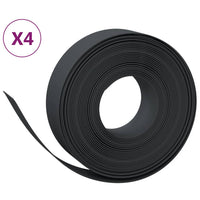 Thumbnail for Rasenkanten 4 Stk. Schwarz 10 m 15 cm Polyethylen
