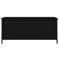 Thumbnail for TV-Schrank mit Türen Schwarz 102x35x45 cm Holzwerkstoff