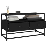 Thumbnail for TV-Schrank Schwarz 80x35x45 cm Holzwerkstoff