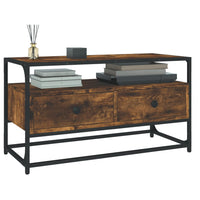 Thumbnail for TV-Schrank Räuchereiche 80x35x45 cm Holzwerkstoff