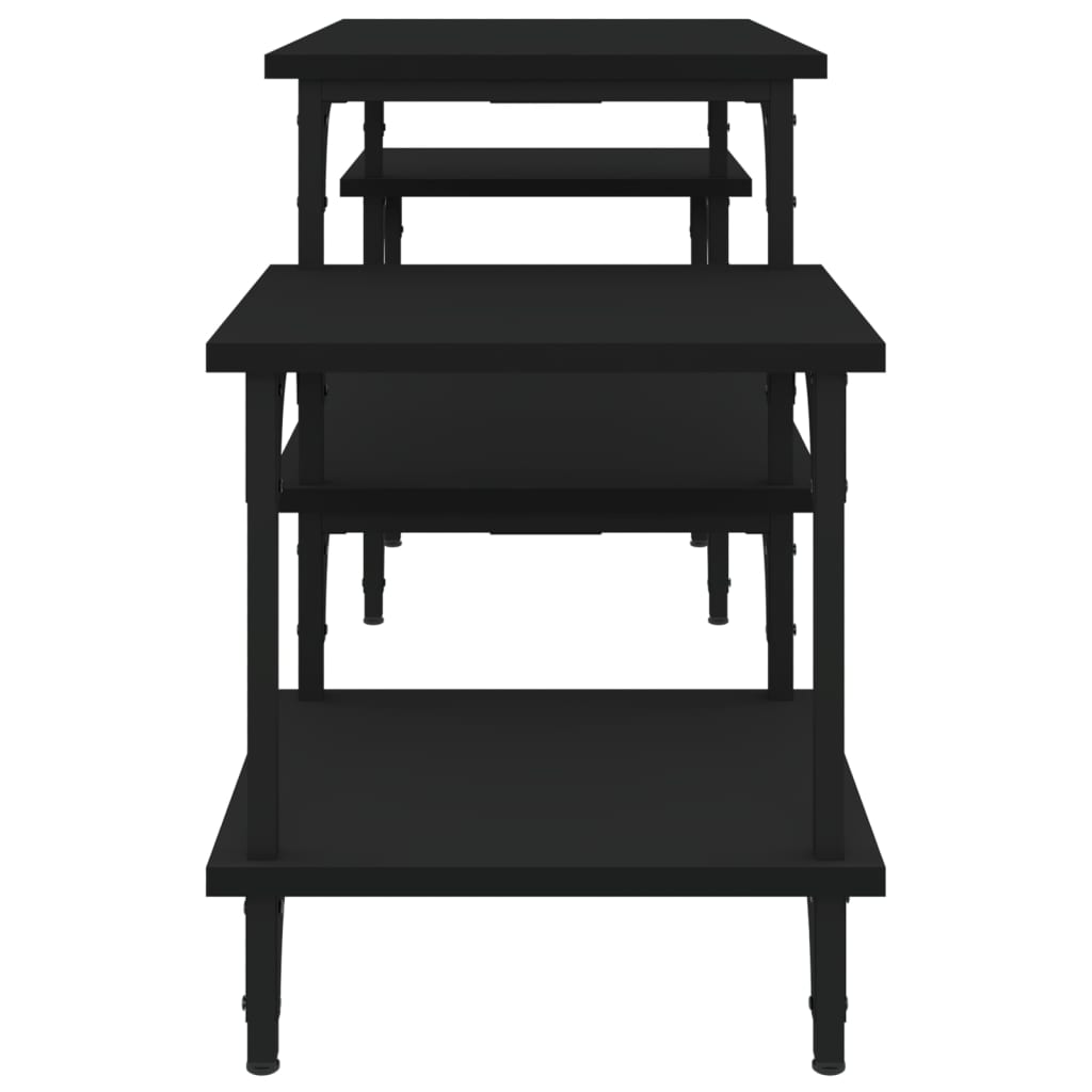 TV-Schrank Schwarz 117x35x52 cm Holzwerkstoff