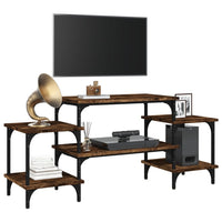 Thumbnail for TV-Schrank Räuchereiche 117x35x52 cm Holzwerkstoff