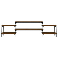 Thumbnail for TV-Schrank Braun Eichen-Optik 197x35x52 cm Holzwerkstoff