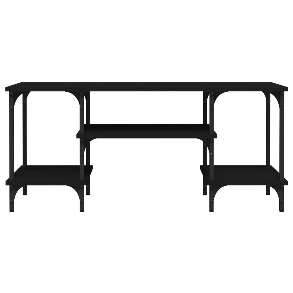 TV-Schrank Schwarz 102x35x45,5 cm Holzwerkstoff