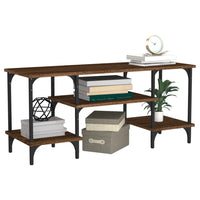 Thumbnail for TV-Schrank Braun Eichen-Optik 102x35x45,5 cm Holzwerkstoff