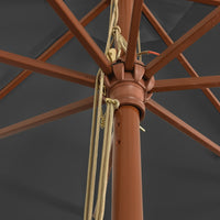 Thumbnail for Sonnenschirm mit Holzmast Anthrazit 400x273 cm