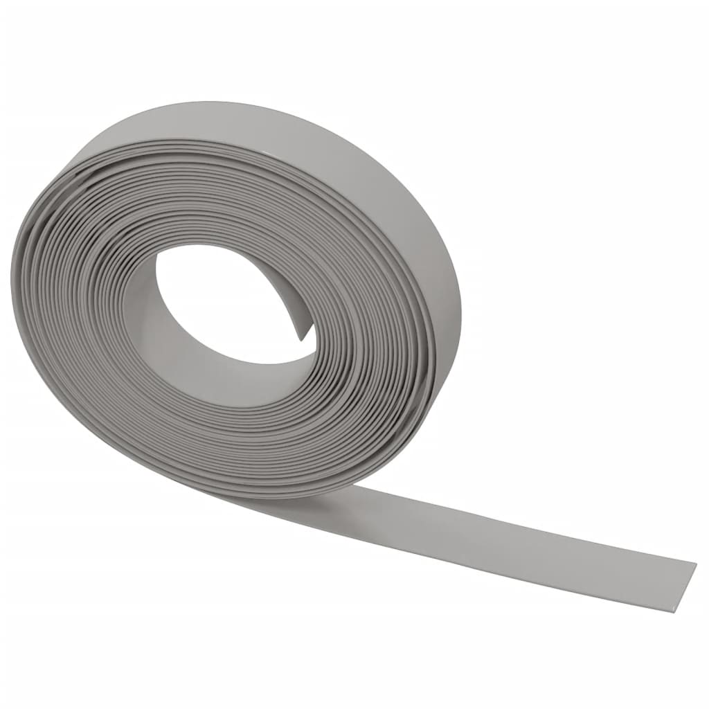 Rasenkante Grau 10 m 10 cm Polyethylen