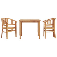 Thumbnail for 3-tlg. Garten-Essgruppe Massivholz Teak