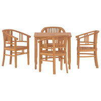 Thumbnail for 5-tlg. Garten-Essgruppe Massivholz Teak