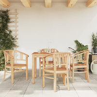Thumbnail for 5-tlg. Garten-Essgruppe Massivholz Teak